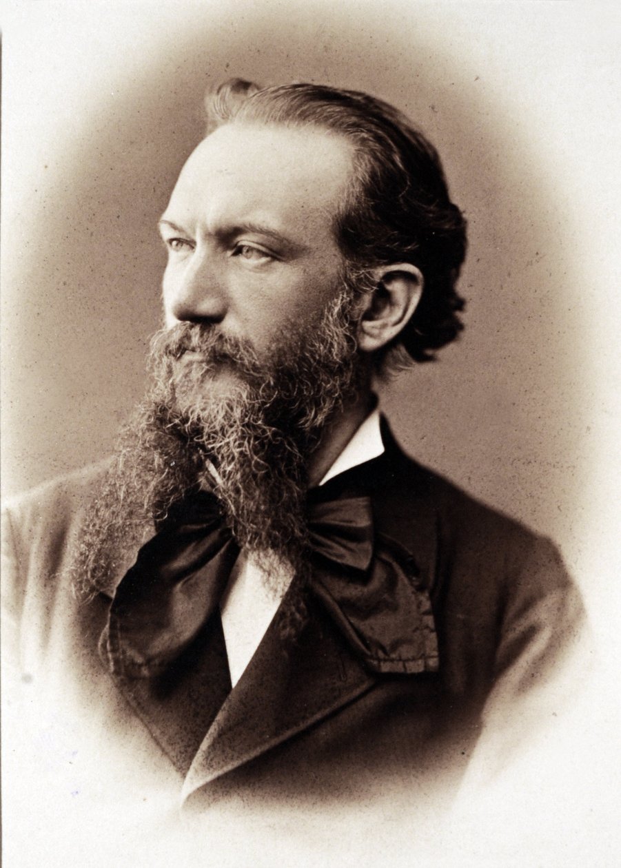 Retrato de Camillo Boito, escritor e arquitecto italiano (1836-1914). de Unknown photographer