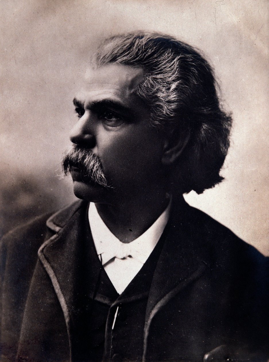 Retrato de Carlos Andrea Gomes (Gomez) (1836-1896) compositor brasileiro Fotografia. Século XIX. Bolonha, Museo civico Museo de Unknown photographer