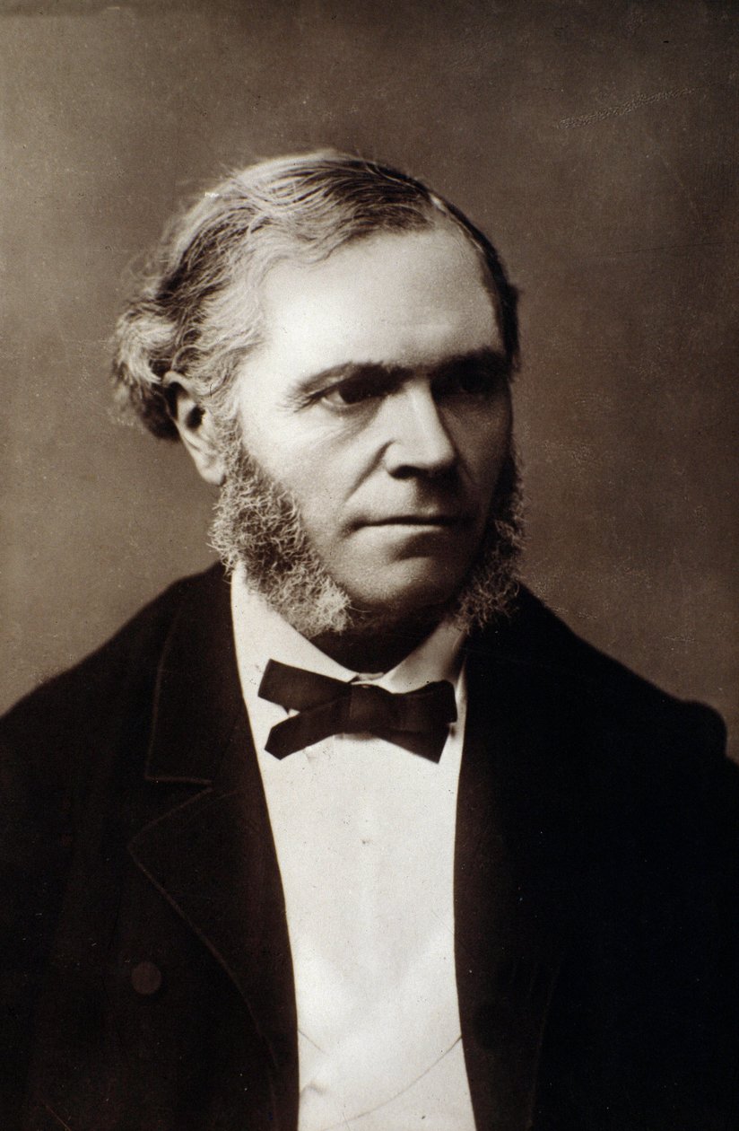 Retrato de Cesar Franck (1822-1890) compositor inglês Fotografia. Século XIX. Bolonha, musico civico de Unknown photographer
