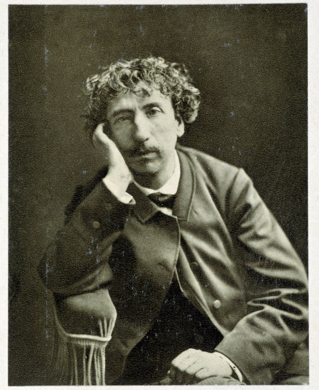 Retrato de Charles Garnier (1825 - 1898) em 1882 de Unknown photographer