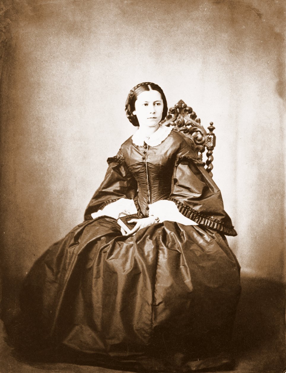Retrato de Clara Schumann (1819 - 1896), esposa de Robert Schumann. de Unknown photographer