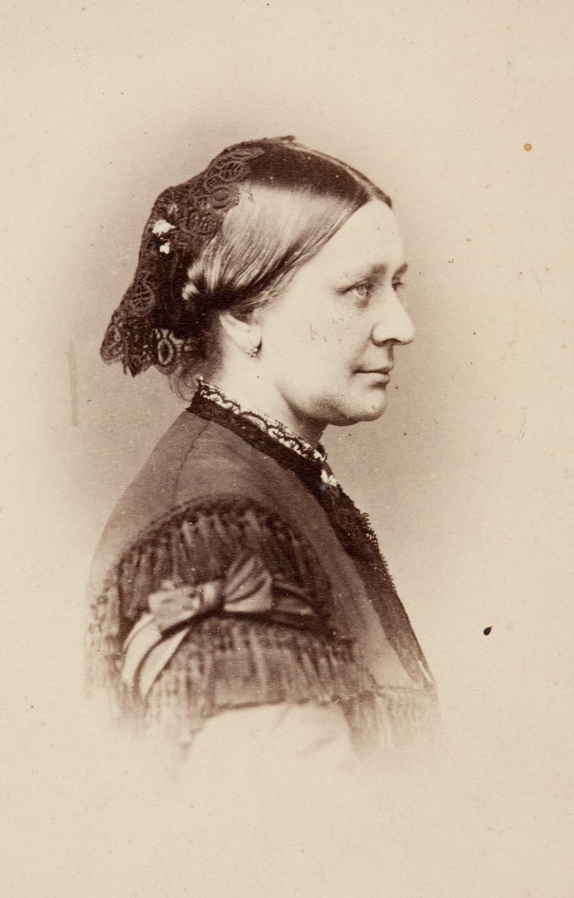 Retrato de Clara Schumann de Unknown photographer