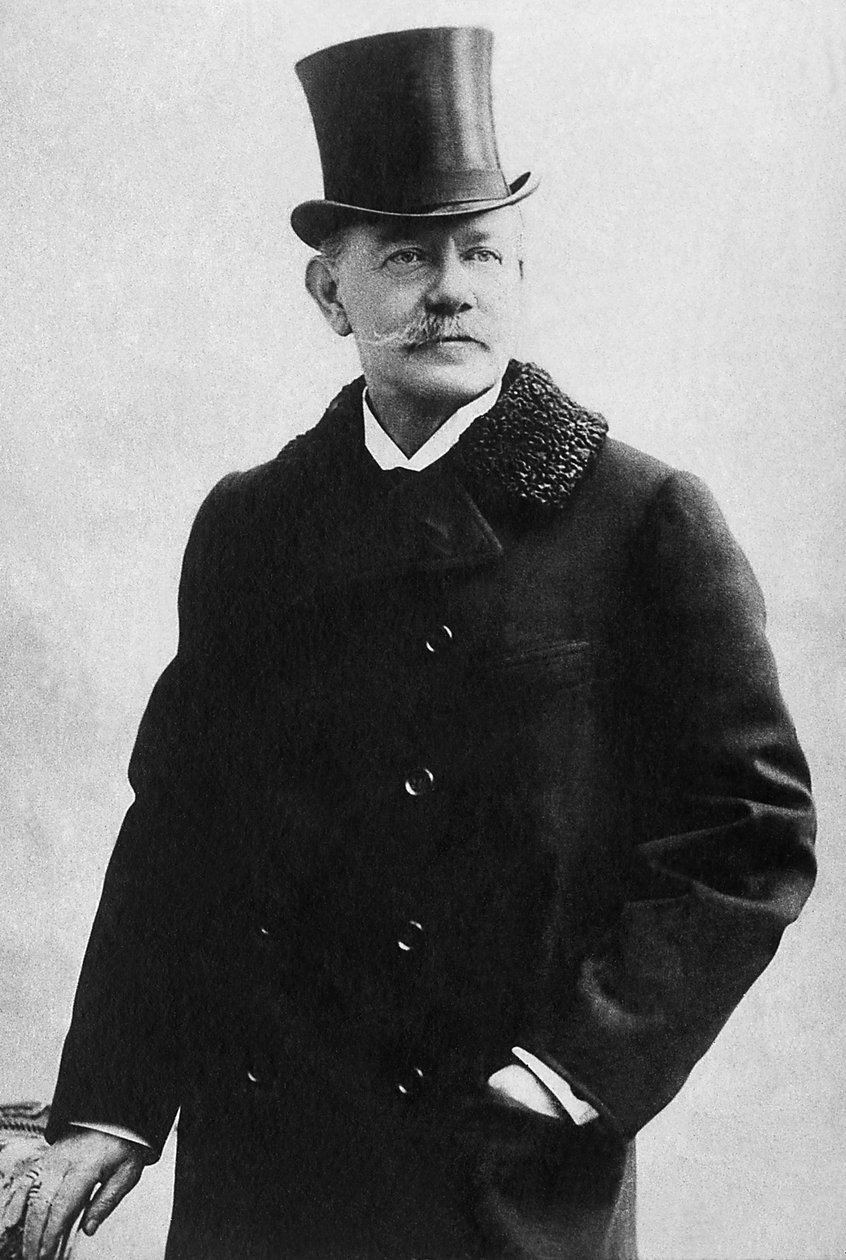 Retrato do Conde Michael Nicolaievich Muravieff (1845-1900) político russo. Fotografia, início do século XX. de Unknown photographer