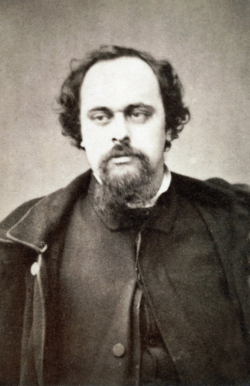 Retrato de Dante Gabriel Rossetti (1828-1882) - Circa 1860 de Unknown photographer