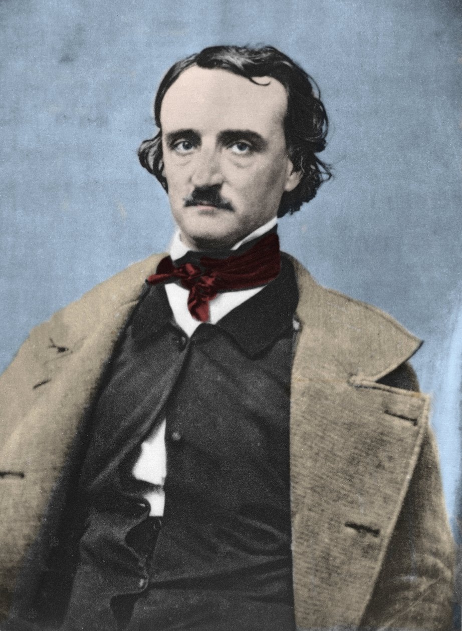 Retrato de Edgar Allan Poe (1809-1849), escritor americano. de Unknown photographer