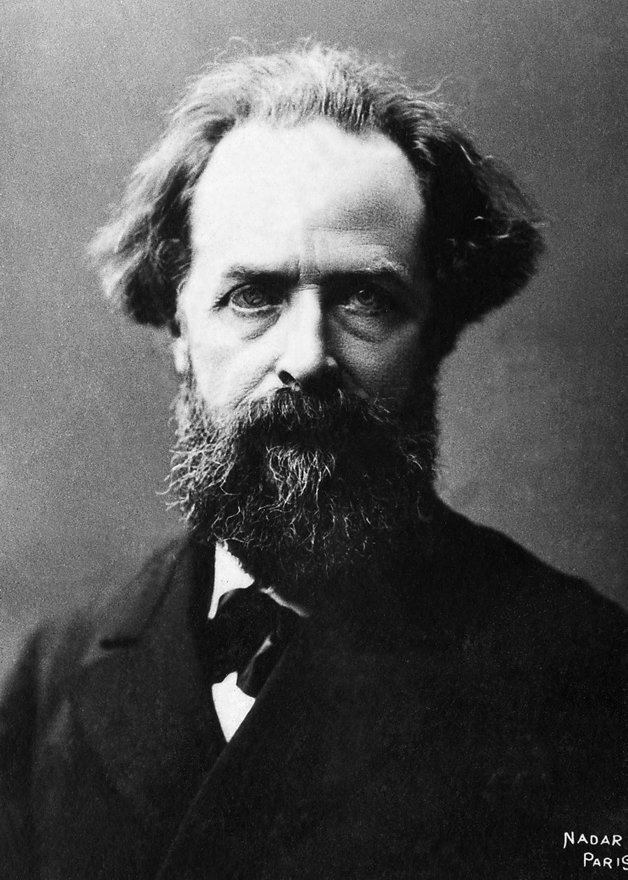Retrato de Elysee (Eliseu) Reclus (1830-1905), geógrafa, militante anarquista. de Unknown photographer