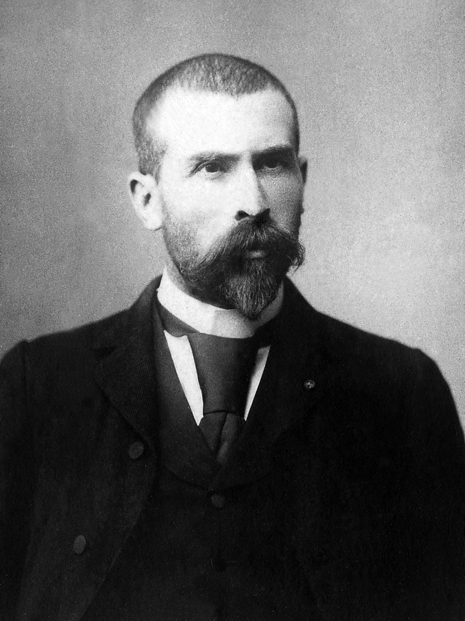 Retrato de Emile Roux (1853-1933), médico e biólogo francês. de Unknown photographer