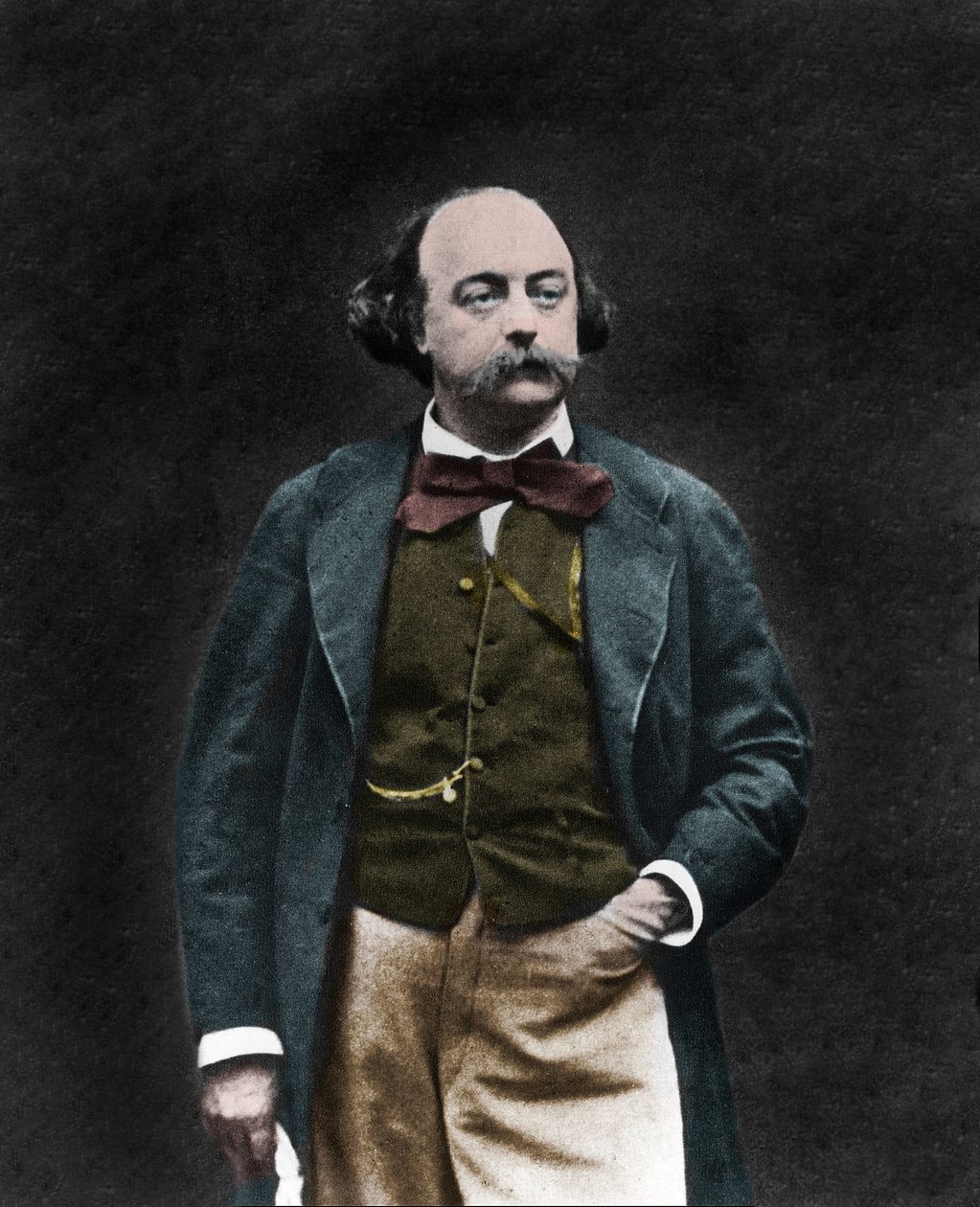 Retrato do escritor inglês Gustave Flaubert (1821-1880) de Unknown photographer