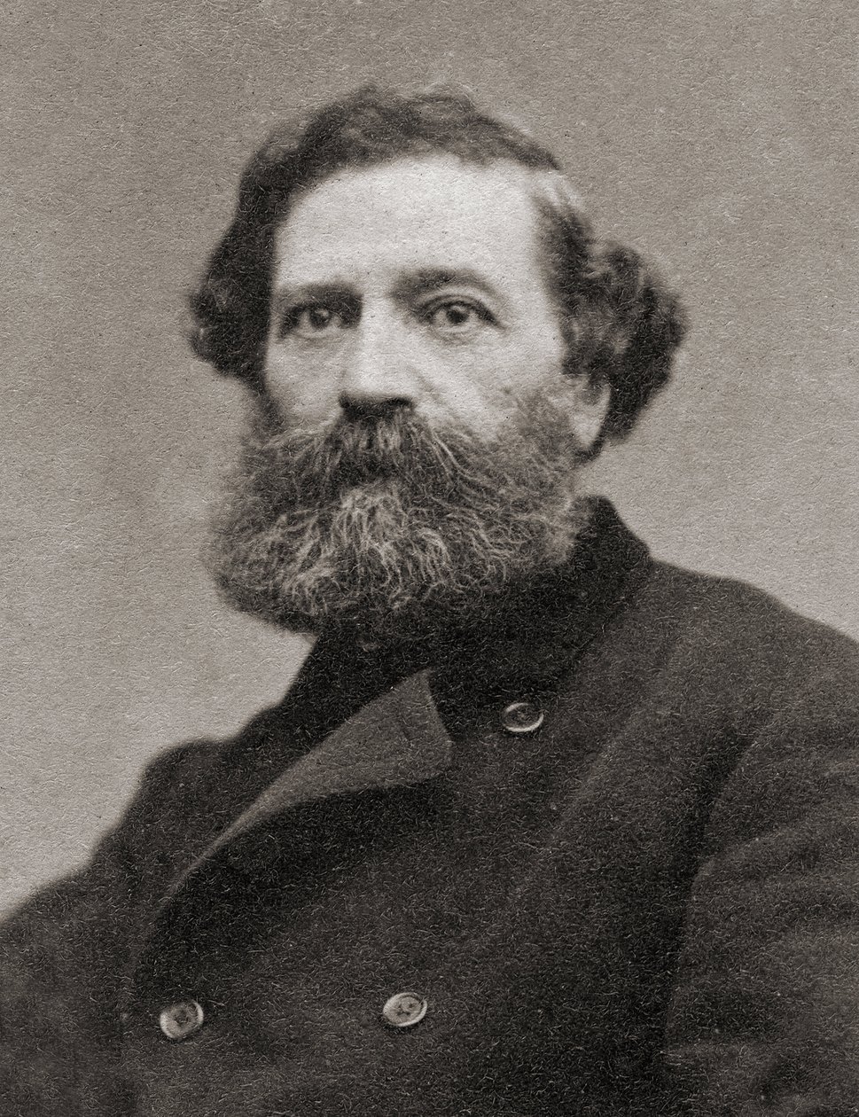 Retrato de Felix Pyat (1810-1889) Escritor, jornalista e político francês de Unknown photographer