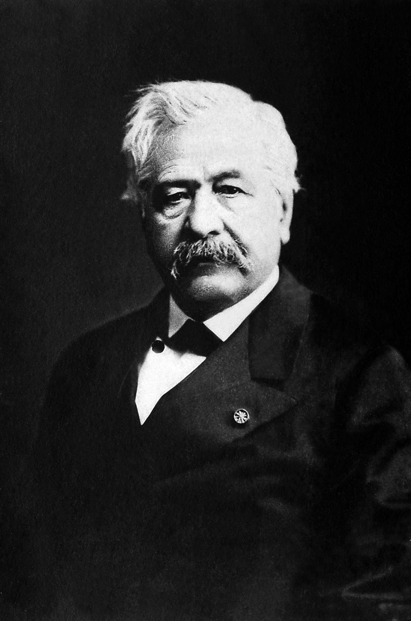 Retrato de Ferdinand de Lesseps (1805-1894), diplomata e empresário francês. de Unknown photographer