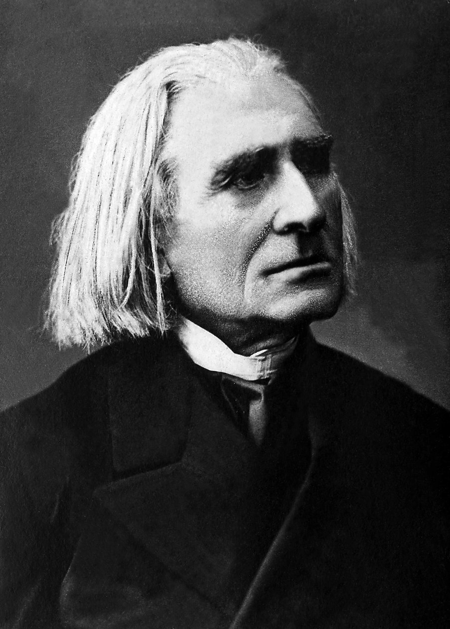 Retrato de Franz Liszt (1811-1886), compositor, pianista e maestro húngaro. de Unknown photographer