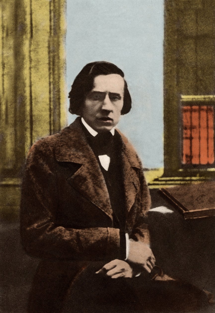 Retrato de Frederic Chopin (1810-1849) de Unknown photographer