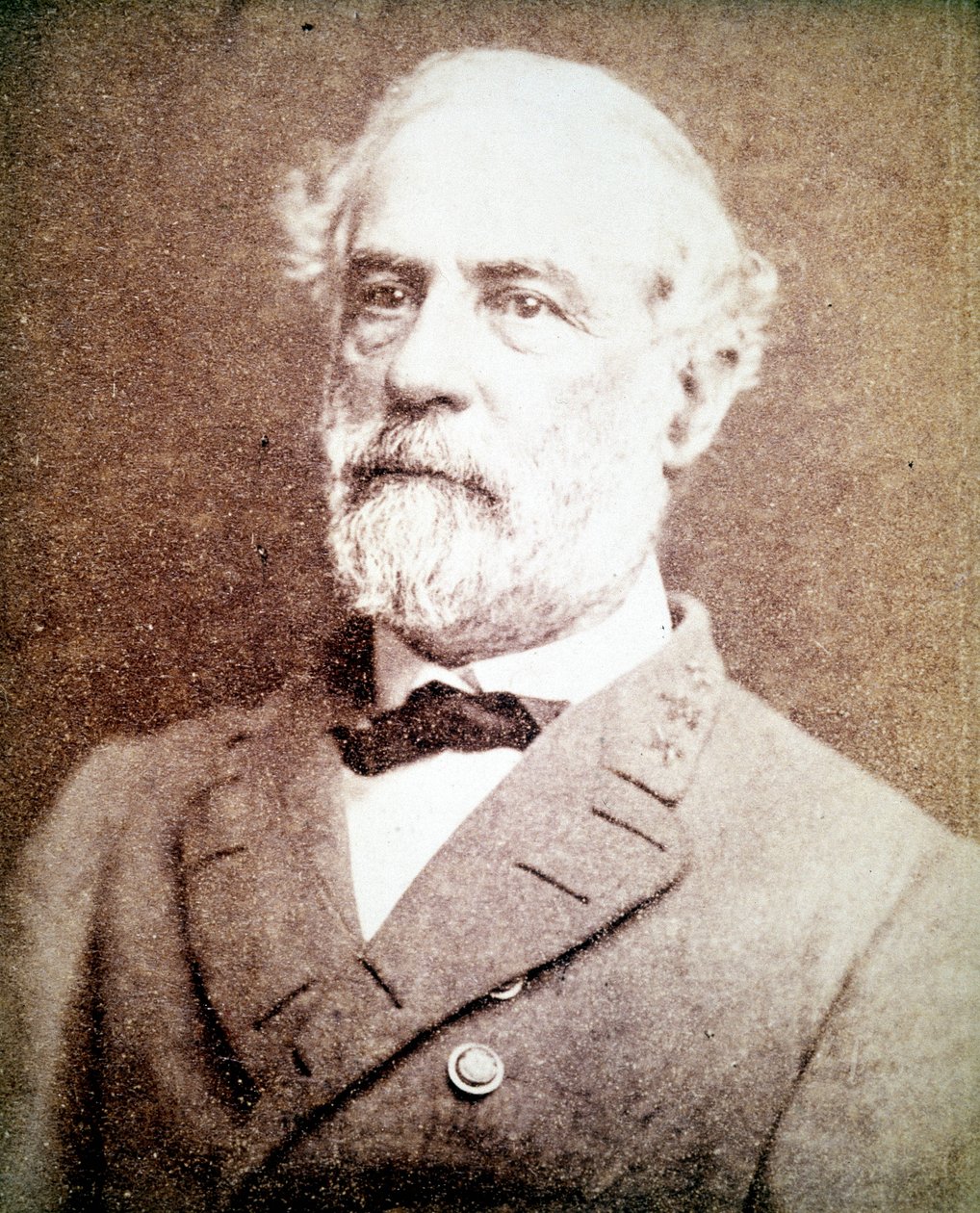 Retrato do General Lee (1807 - 1870) que participou da Guerra Civil ao comandar a Lágrima da Virgínia do Norte. de Unknown photographer