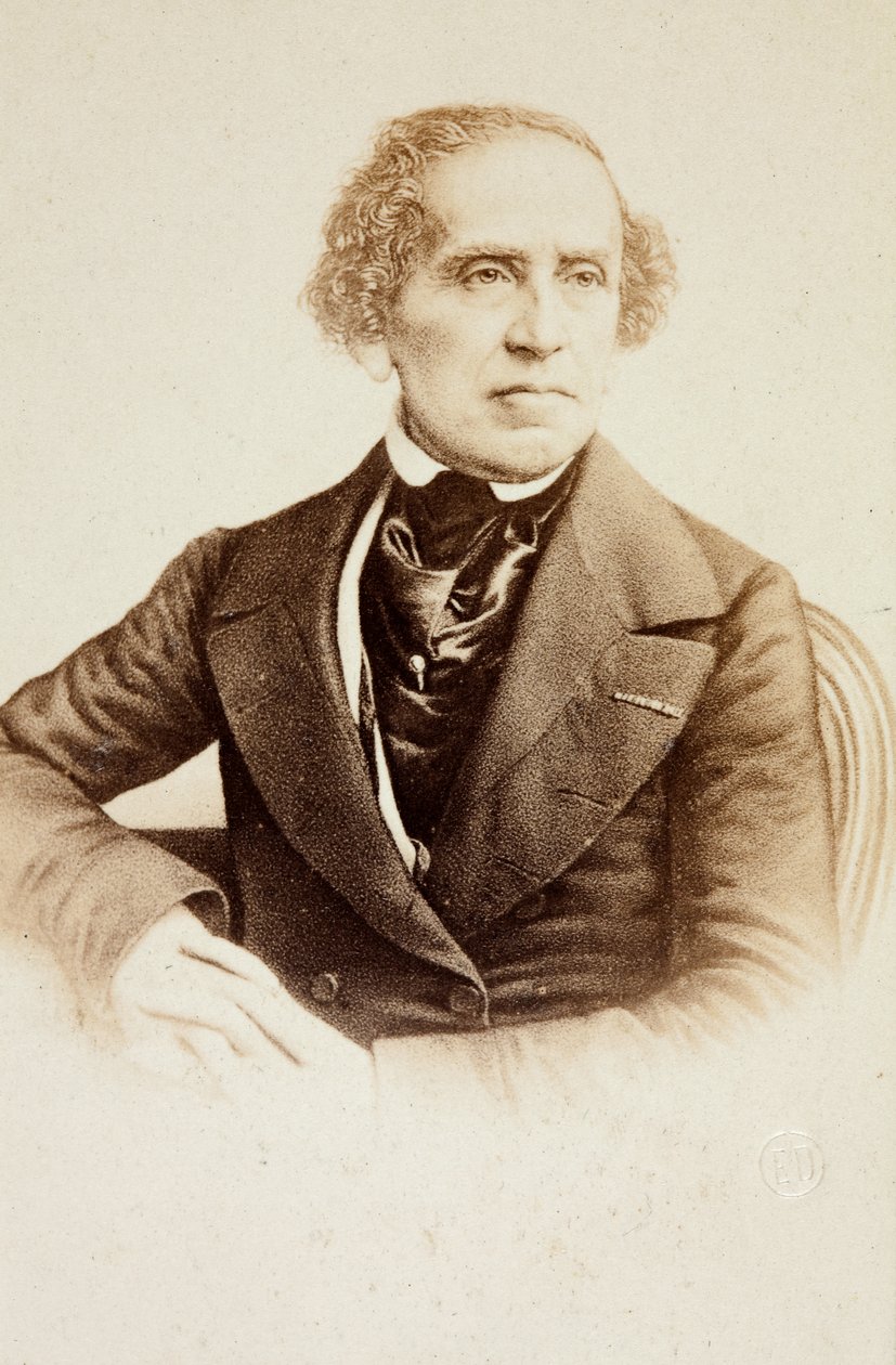 Retrato de Giacomo Meyerbeer de Unknown photographer