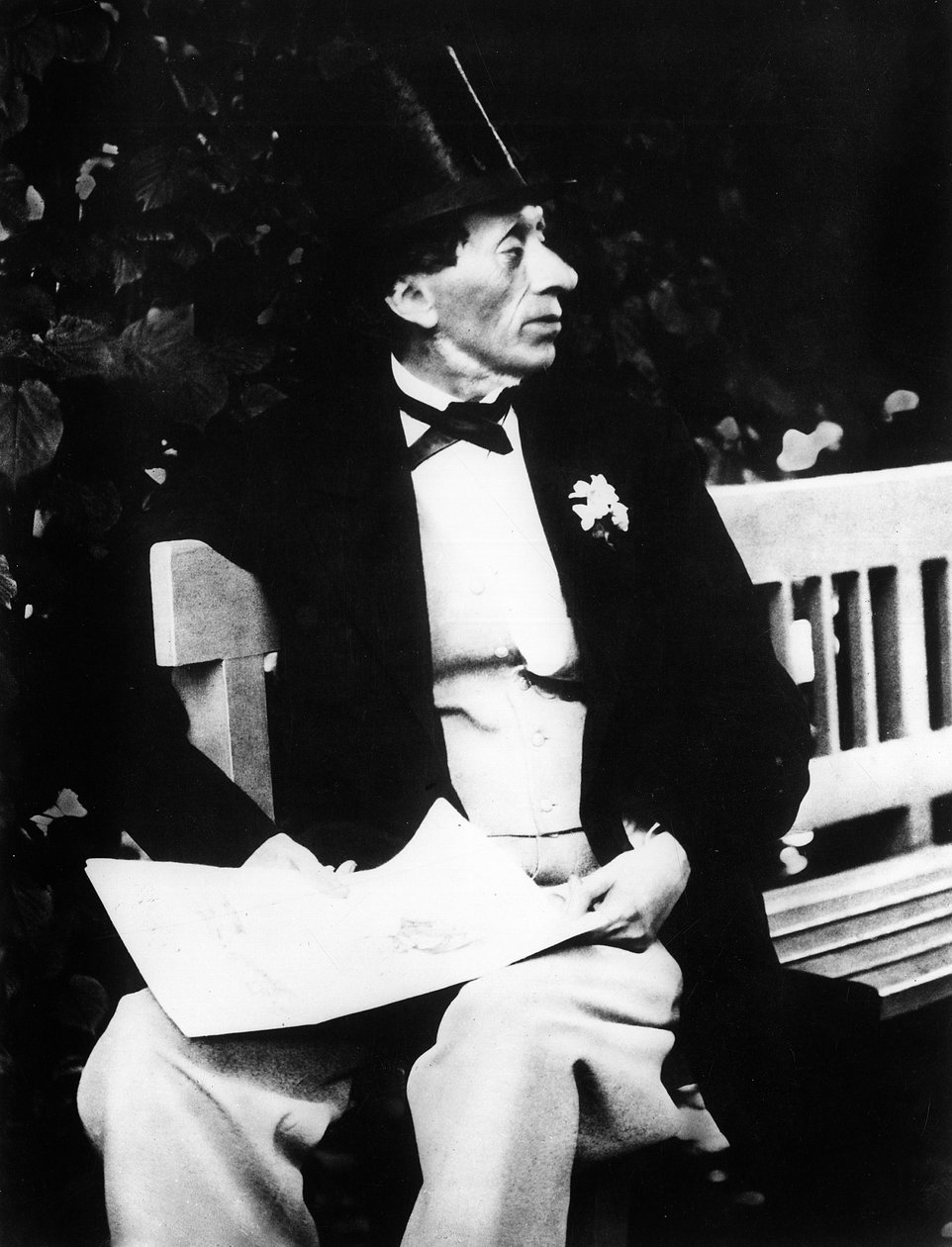 Retrato de Hans Christian Andersen (1805-1875) Autor dinamarquês de Unknown photographer