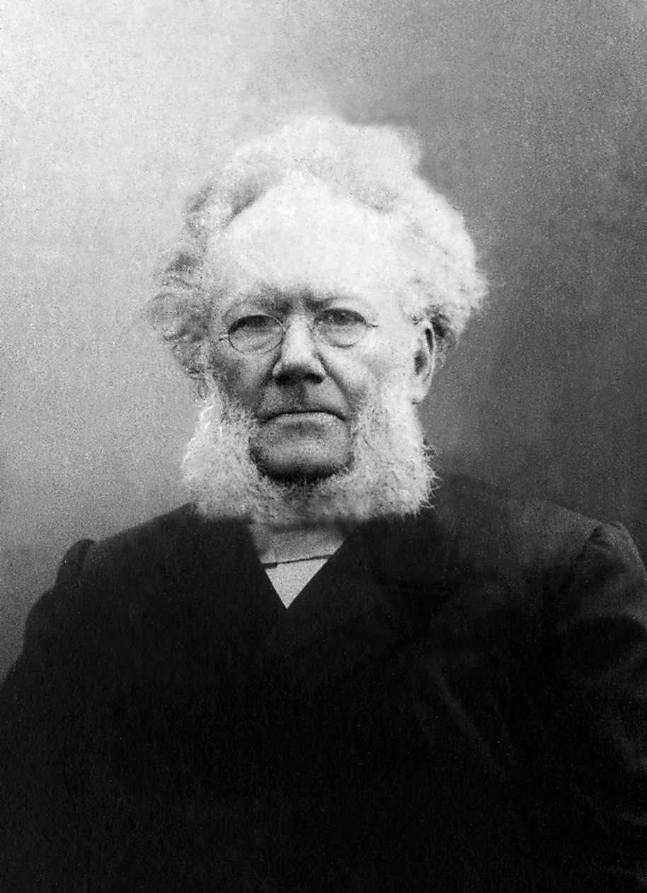 Retrato de Henrik (Henri) Johan Ibsen (1828-1906), dramaturgo norueguês. de Unknown photographer