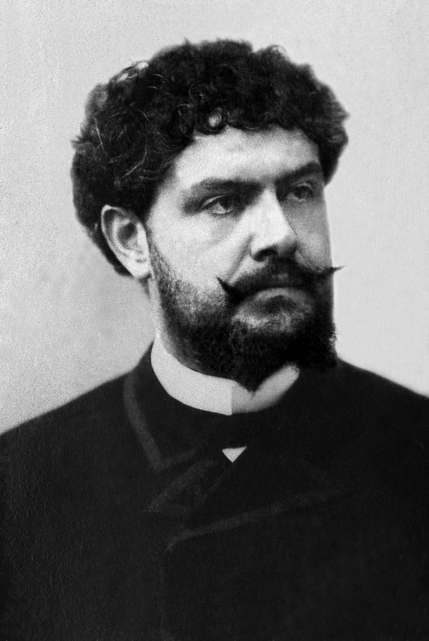 Retrato de Jean Richepin (1849-1926), poeta, escritor e romancista francês. de Unknown photographer
