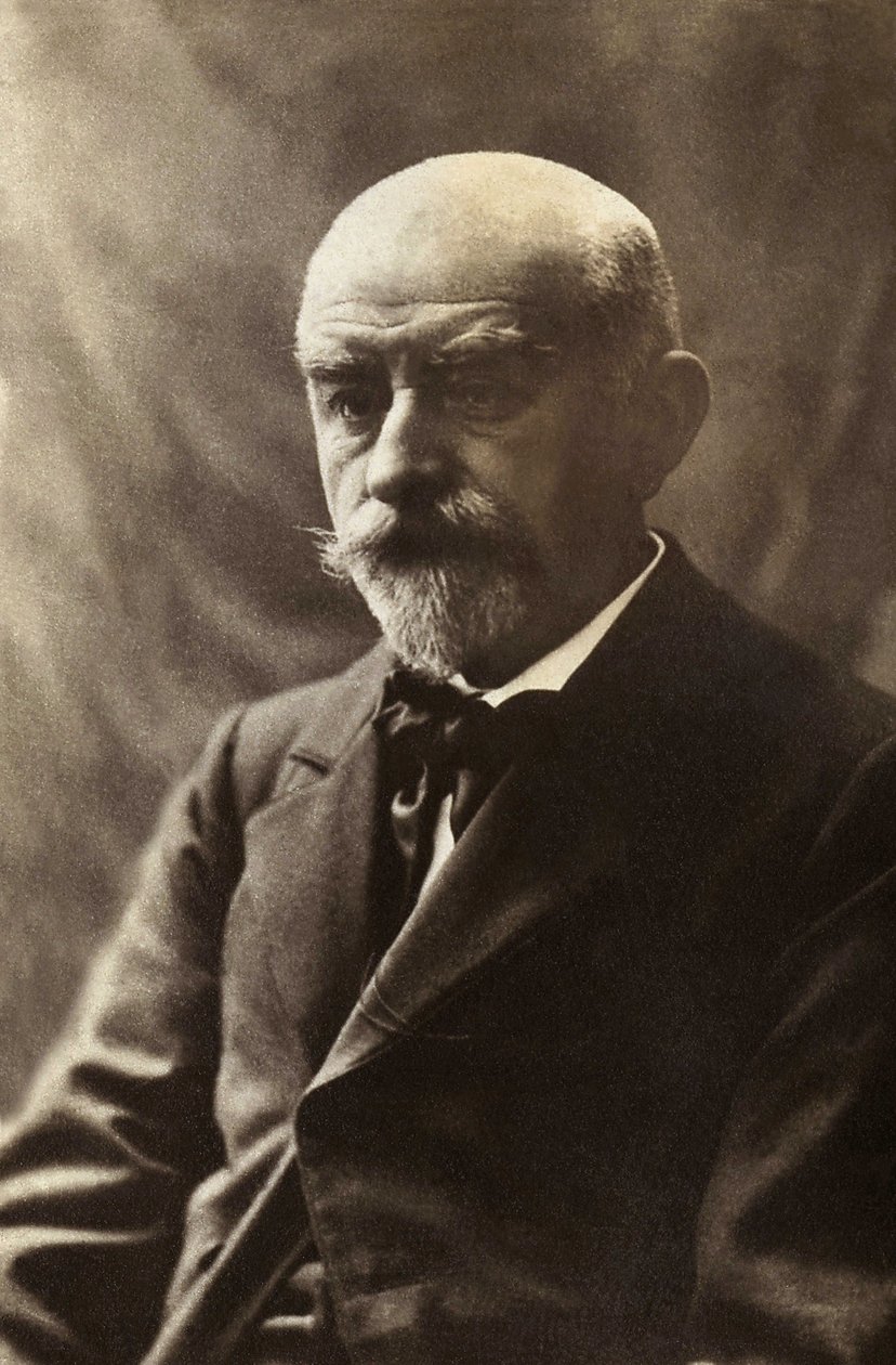 Retrato de Joris Karl Huysmans (1848-1907), escritor e crítico literário. Fotografia, final do século XIX. de Unknown photographer