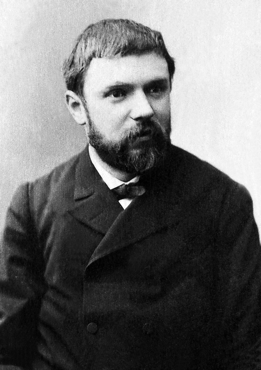 Retrato de Jules Henri Poincare (1854-1912), matemático e físico francês. de Unknown photographer