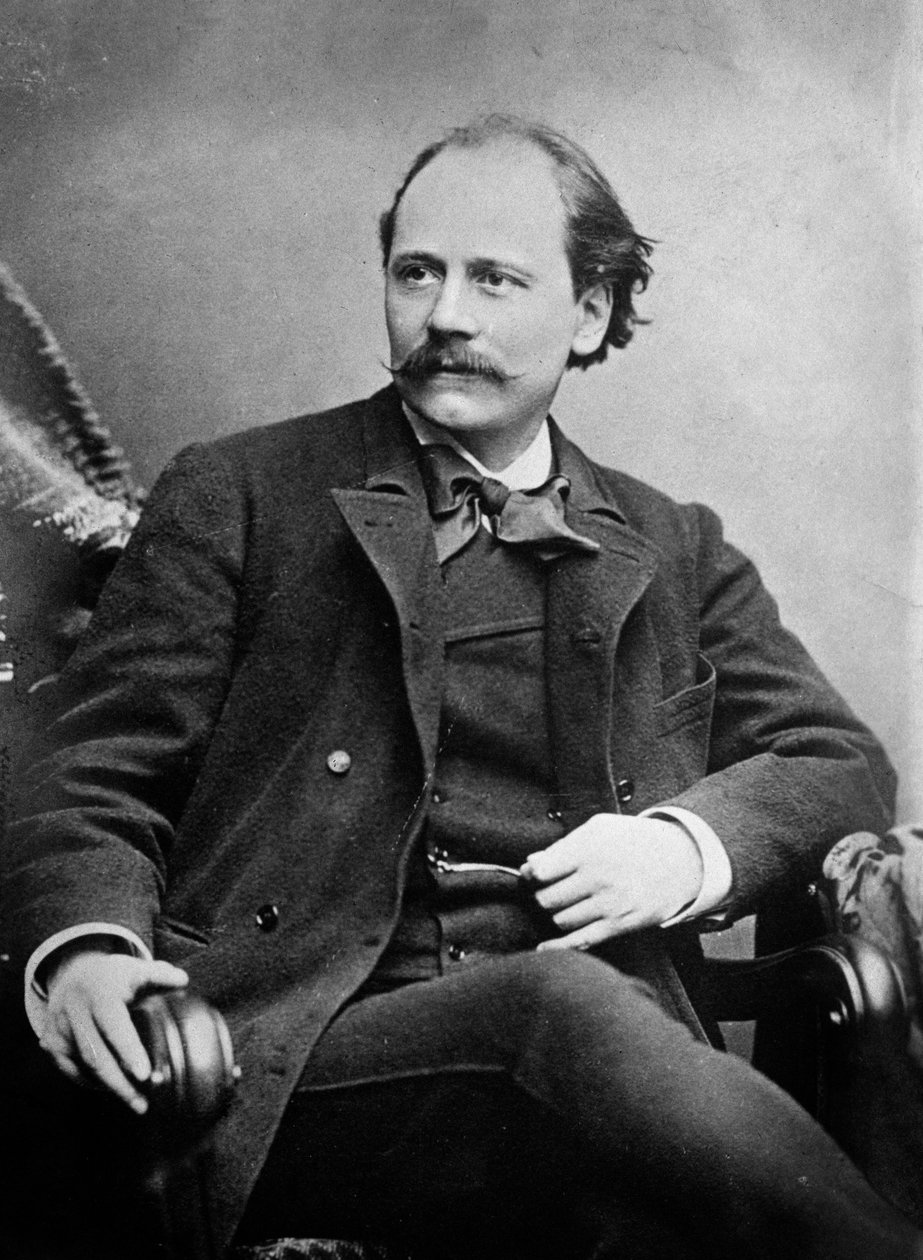Retrato de Jules Massenet (foto a p/b) de Unknown photographer