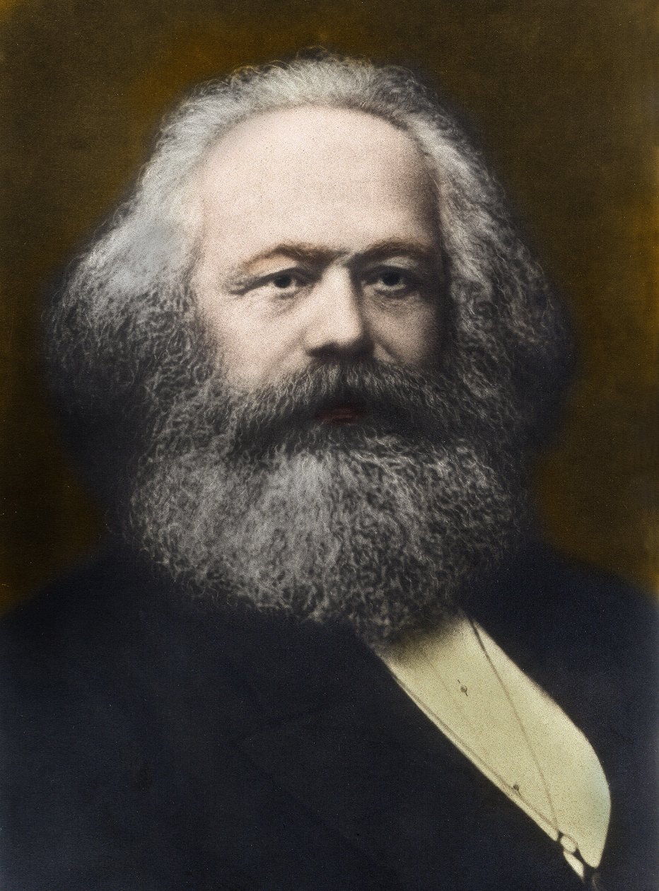 Retrato de Karl Marx (1818-1883) 1878 de Unknown photographer