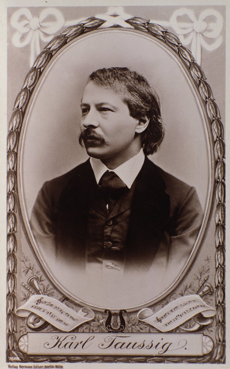 Retrato de Karl Taussig (gravura após foto) de Unknown photographer