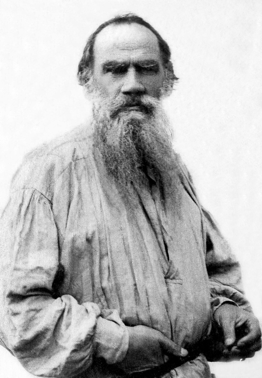 Retrato de Leon Tolstoi (1828-1910), escritor russo. de Unknown photographer