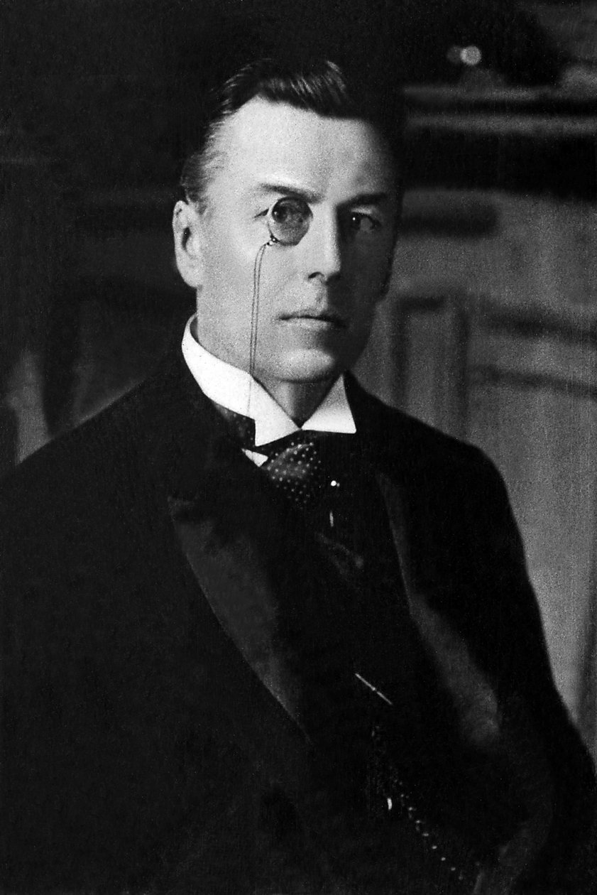 Retrato de Lord Joseph Chamberlain (1836-1914), político britânico. de Unknown photographer