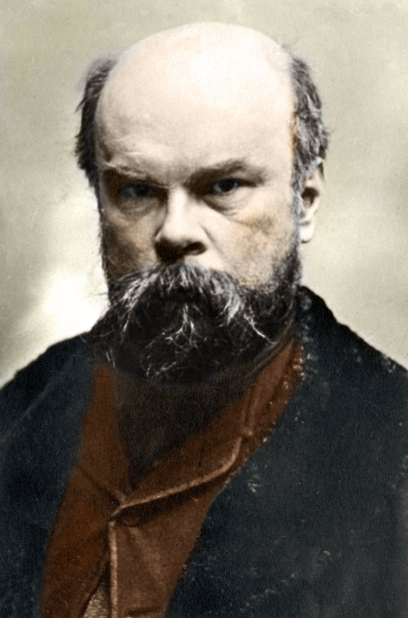Retrato de Paul Verlaine (1844-1896), poeta francês. de Unknown photographer