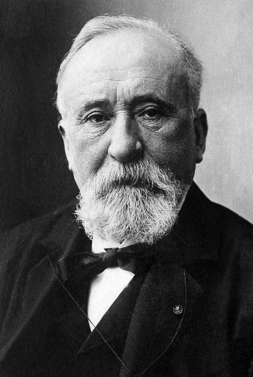 Retrato de Pierre Puvis de Chavannes (1824-1898), pintor simbolista francês. de Unknown photographer