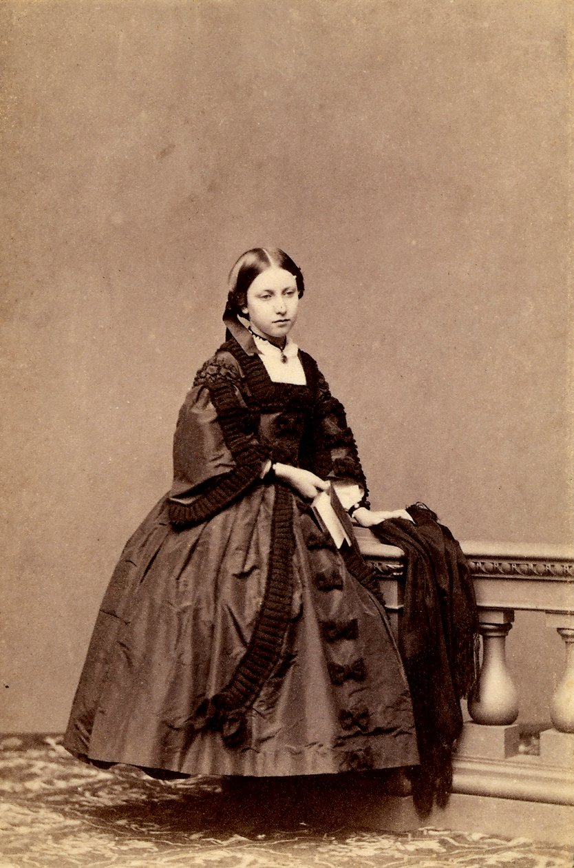 Retrato da princesa Helena de Inglaterra, futura princesa de Schleswig-Holstein de Unknown photographer