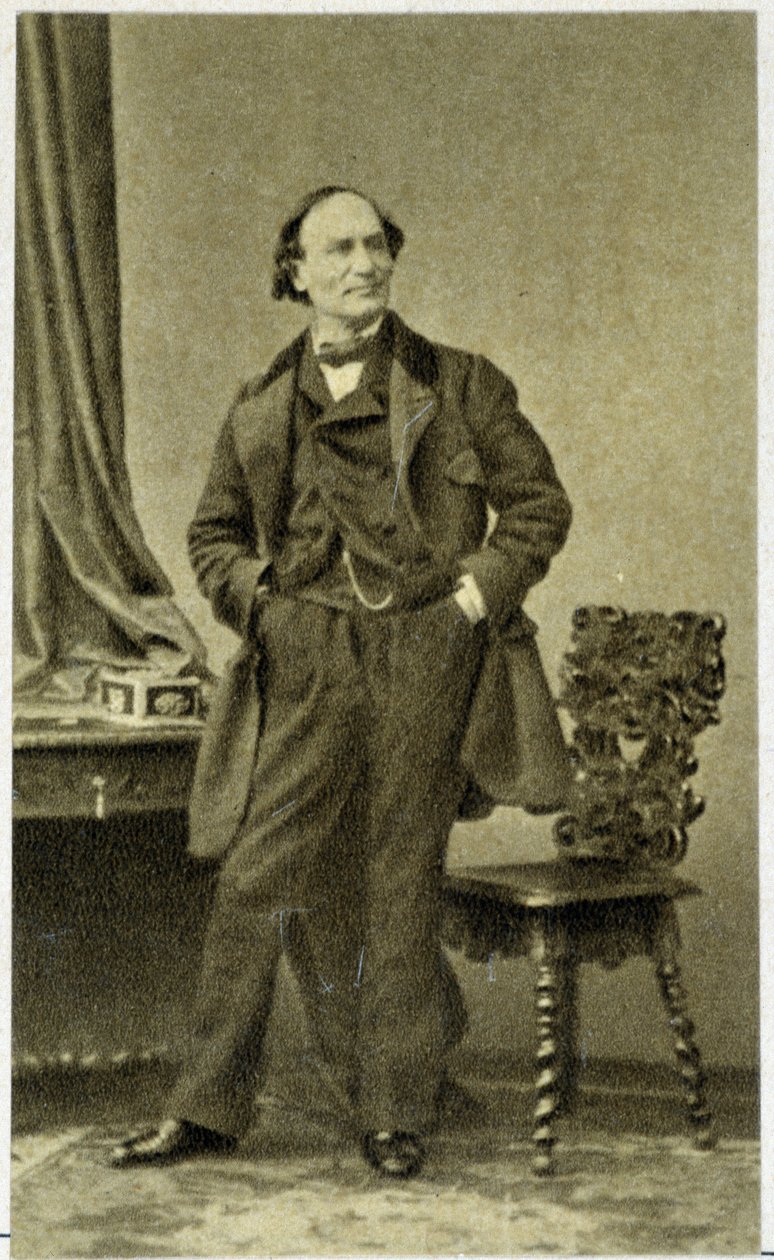 Retrato de Robert Houdin em 1855 (mágico francês do século XIX) de Unknown photographer