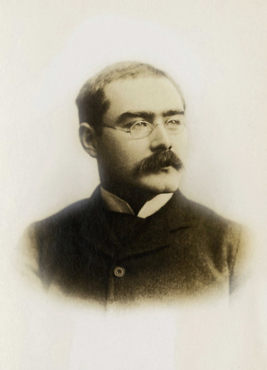 Retrato de Rudyard Kipling (1865-1936), escritor inglês. de Unknown photographer
