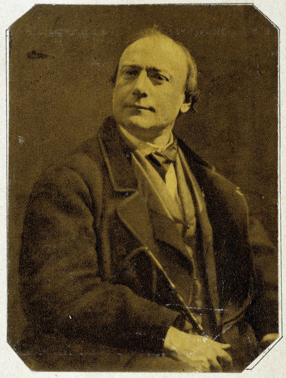 Retrato de Theodore de Banville em 1873, poeta francês (1823 - 1891) de Unknown photographer