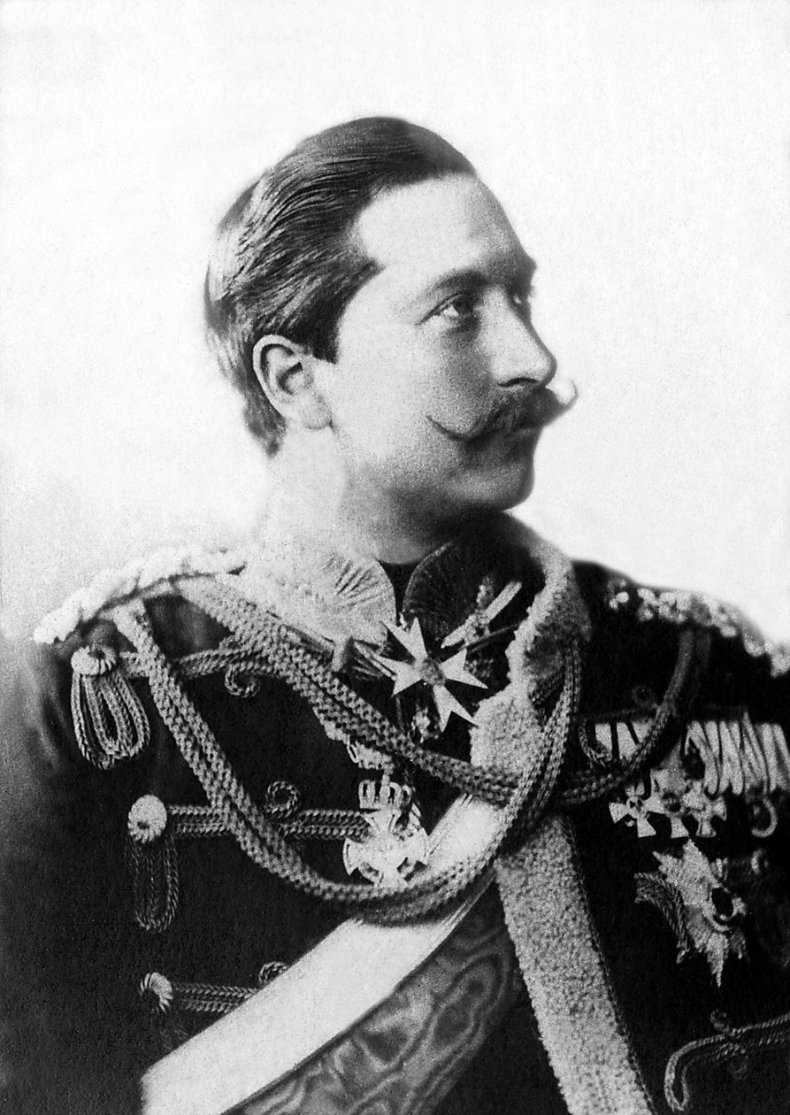 Retrato de Guilherme II (1859-1941), último imperador da Alemanha e último rei da Prússia de 1888 a 1918. de Unknown photographer