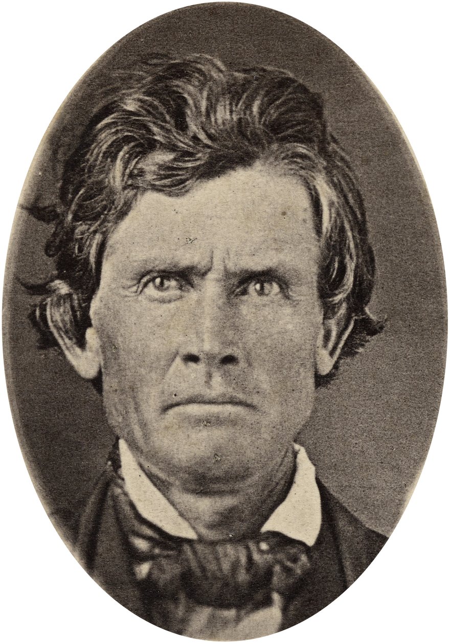 Retrato de um cavalheiro, c.1860 (impressão em prata albume) de Unknown photographer