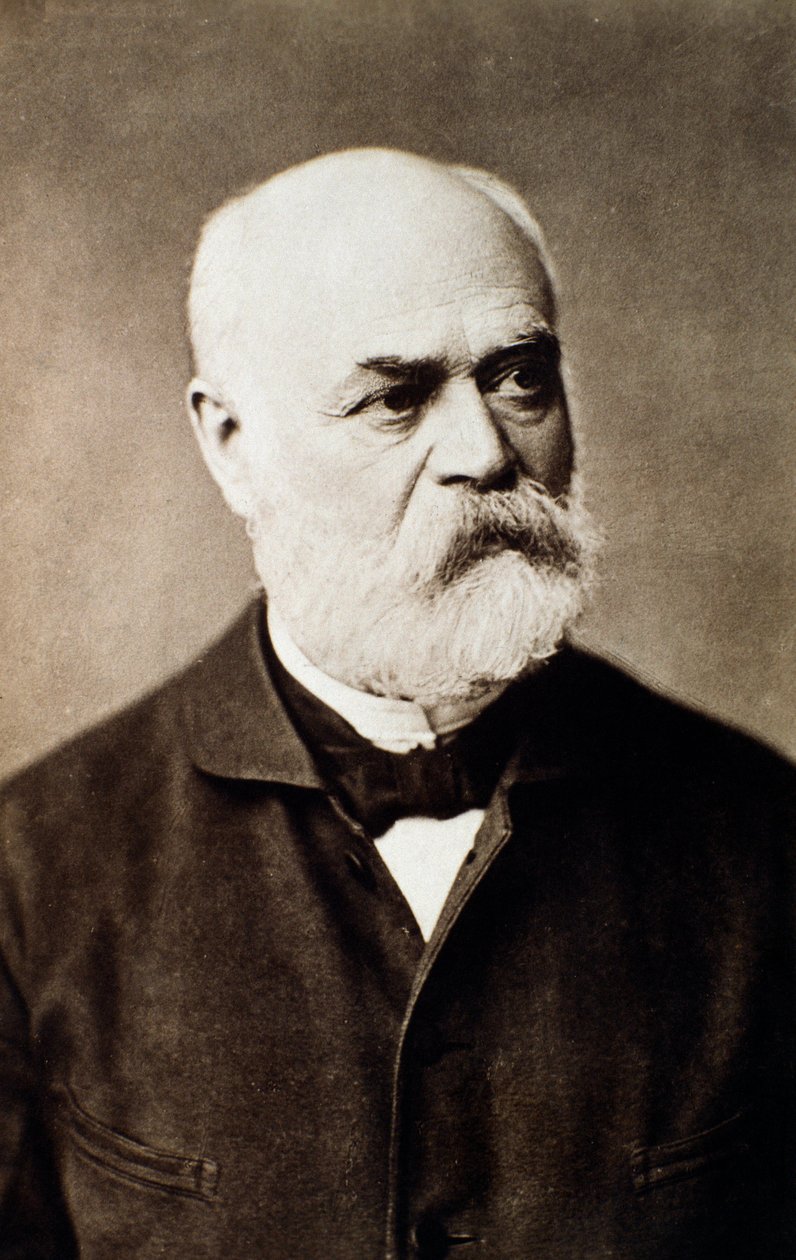Retrato do compositor inglês Adolph von Henselt (1814-1889) Fotografia. Século XIX. Bolonha, musico civico de Unknown photographer