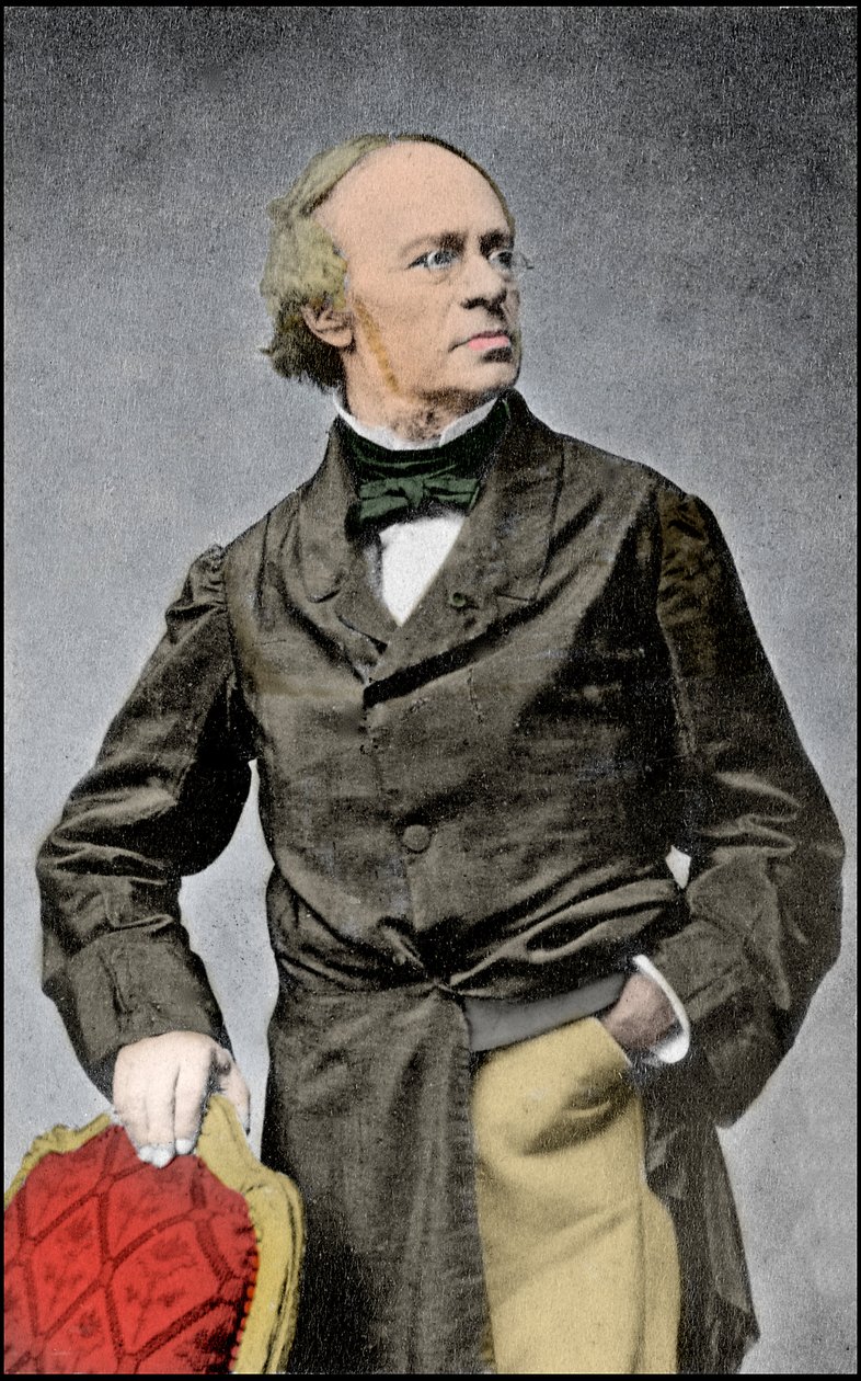 Retrato do compositor francês Jacques Fromental Levy dit Halevy (1799-1862) de Unknown photographer