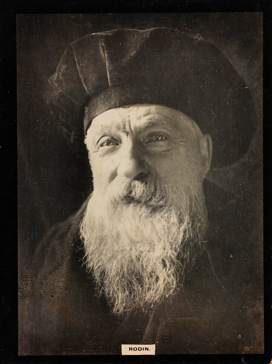 Retrato do escultor francês Auguste Rodin (1840-1917) de Unknown photographer