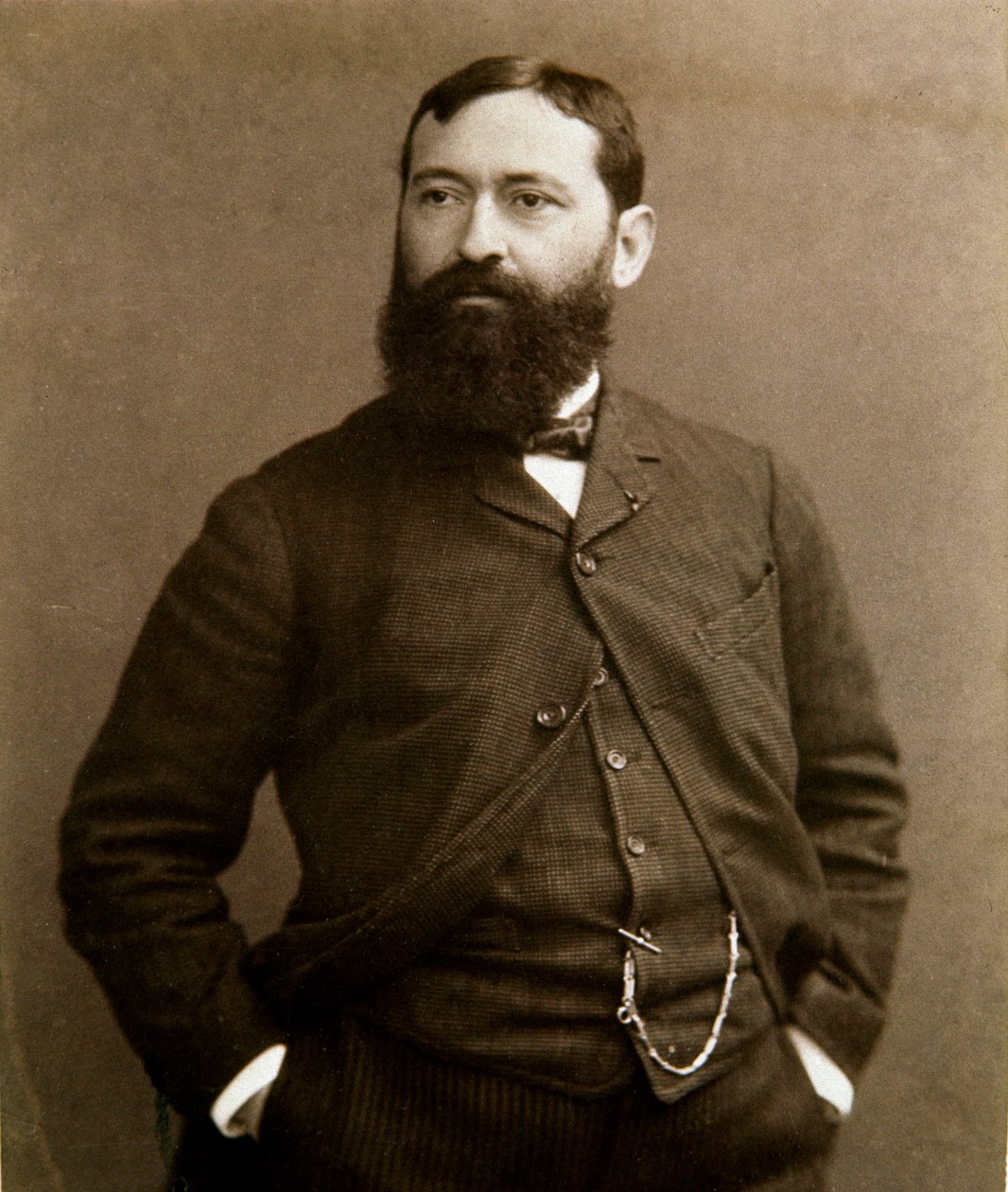 Retrato do pintor italiano Giuseppe De Nittis (1846-1884) Fotografia de Unknown photographer