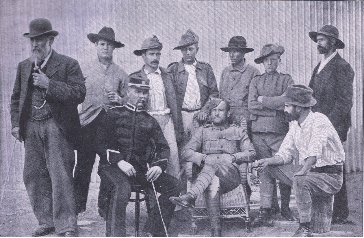 Prisioneiros em Pietersburg Gaol, Natal de Unknown photographer