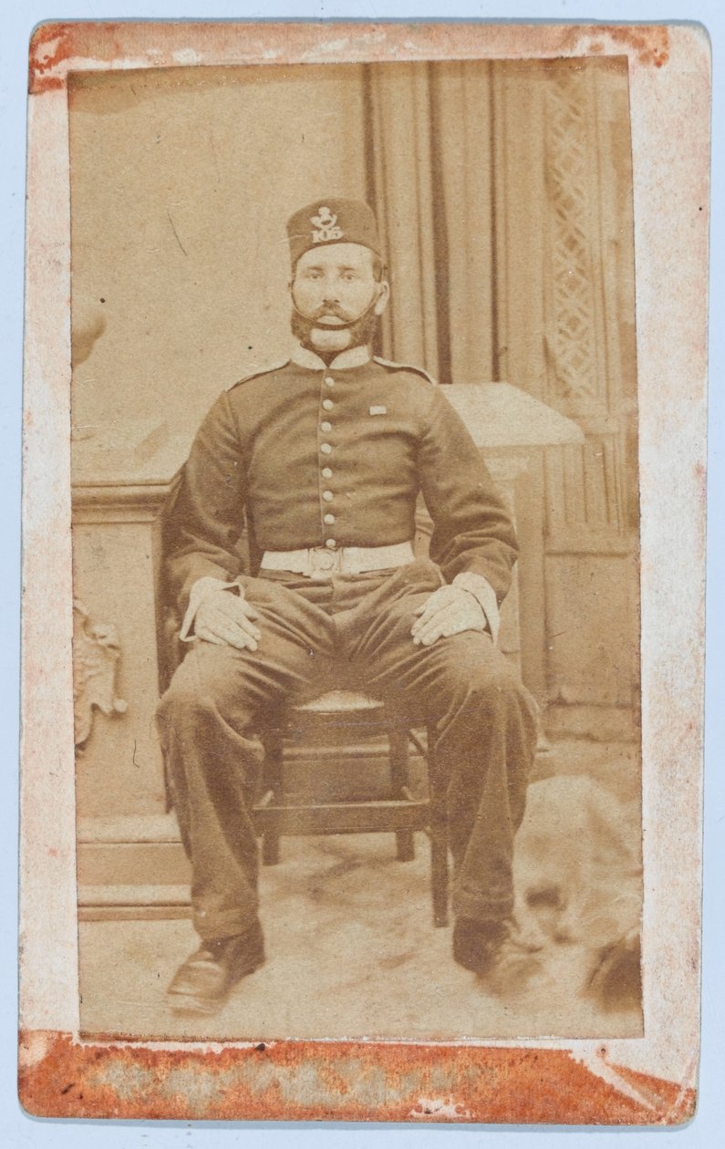 Soldado Joseph Benjamin George, 105º Regimento de Pés de Unknown