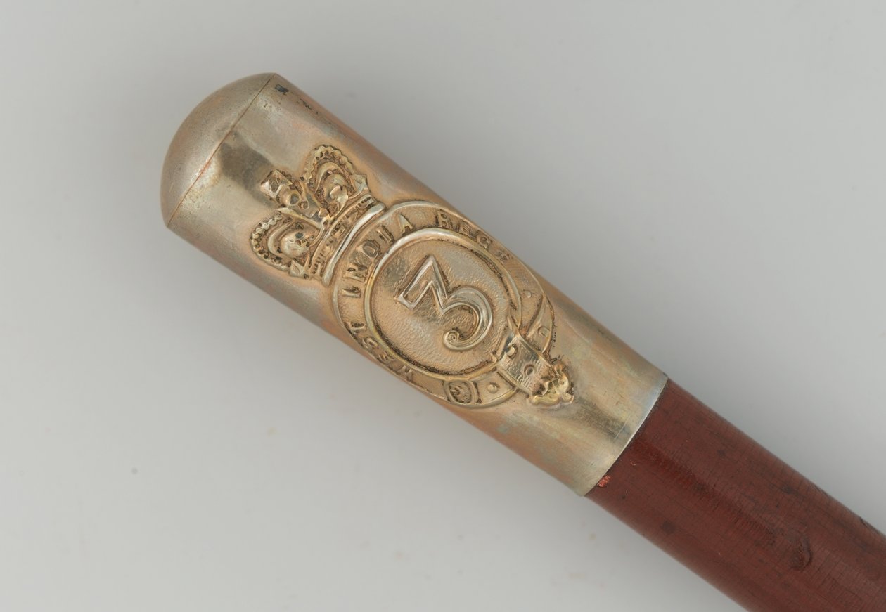 Regimental cane, 3º Regimento das Índias Ocidentais de Unknown photographer