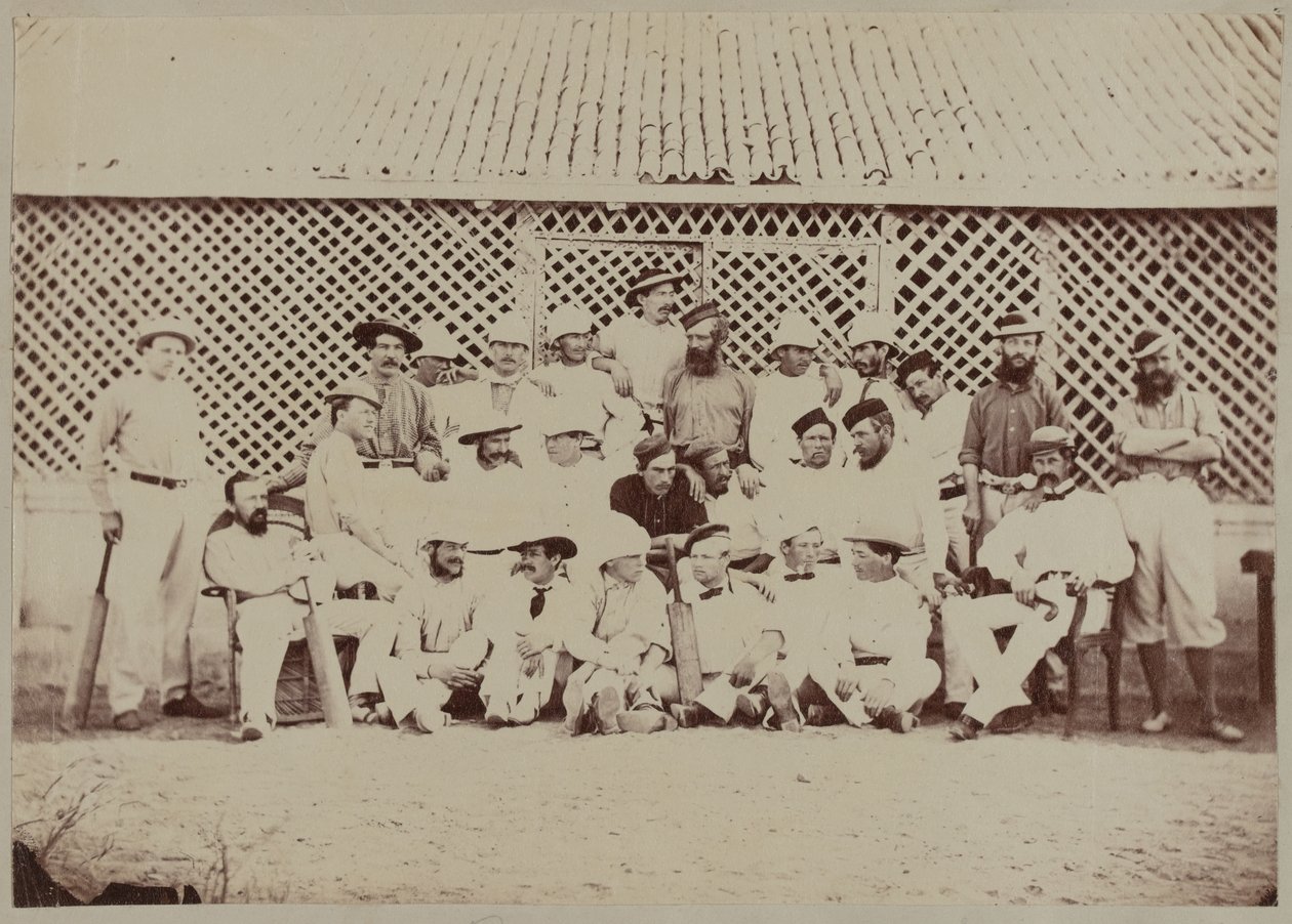 Equipas de Críquete de Artilharia Real, Índia de Unknown photographer