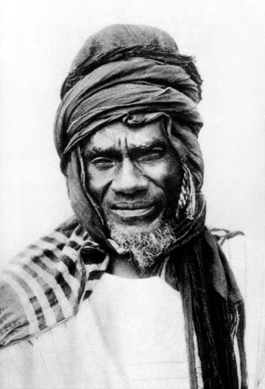 Samory Toure (fotografia a preto e branco) de Unknown photographer