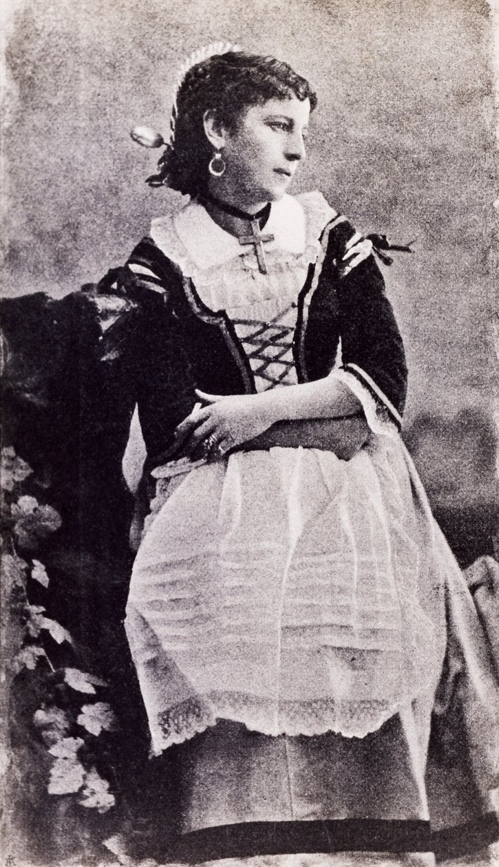 Teresina Brambilla (1845-1921) em traje de cena de Unknown photographer