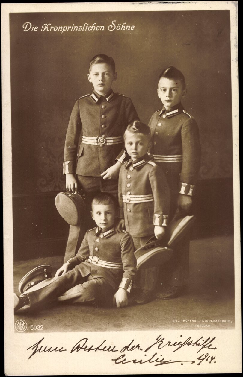 Filhos da Princesa Herdeira, Prússia, NPG 5032 de Unknown photographer
