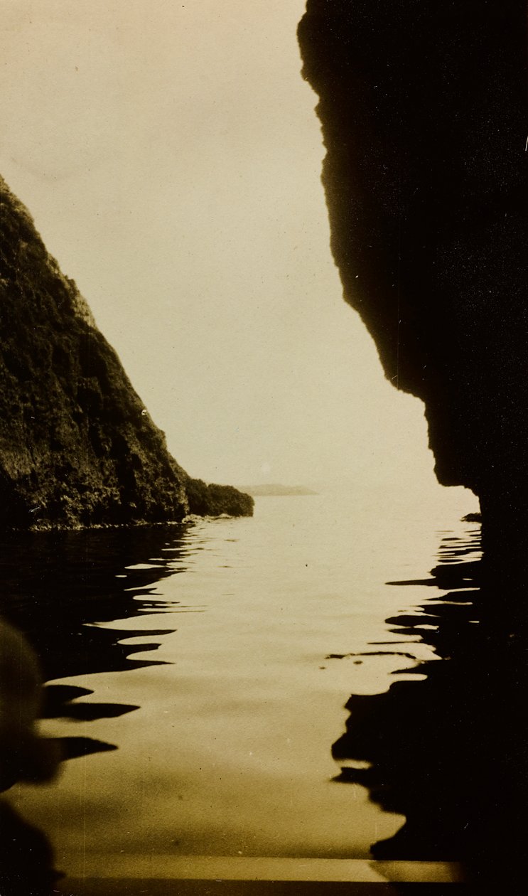 A gruta Azzurra em Porto Ercole de Unknown photographer