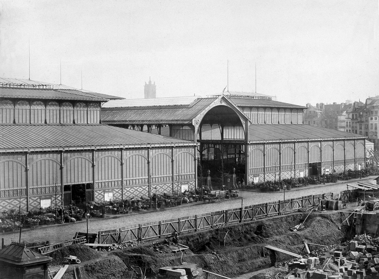 O mercado central de Paris (pavilhões Balard), finais do século XIX de Unknown photographer
