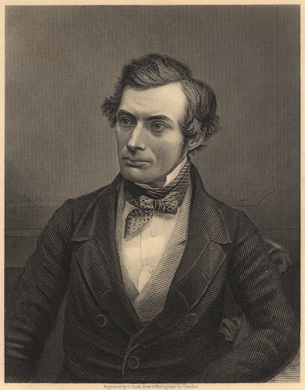Thomas Graham (1805-1869) químico escocês que lançou as bases da físico-química, c.1860 (gravura) de Unknown photographer